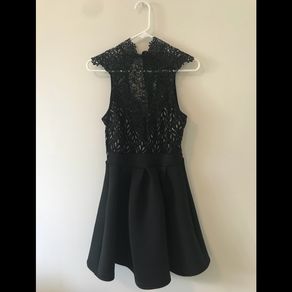 Black cocktail dress